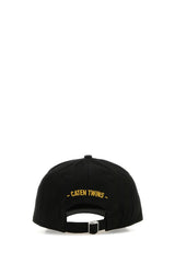 Dsquared2 Black Gabardine Baseball Cap - Men