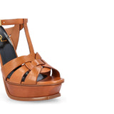 Saint Laurent Tribute Leather Sandals - Women - Piano Luigi