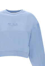 Woolrich cotton Fleece Logo Crewneck Sweatshirt - Women