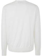 Dsquared2 Logo-plaque Fine-knit Crewneck Jumper - Men