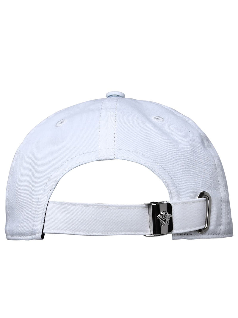 Versace White Cotton Cap - Women