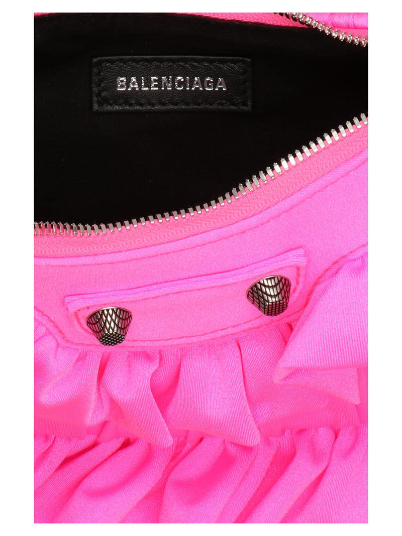 Balenciaga Le Cagole Xs Satin Crossbody Bag - Women