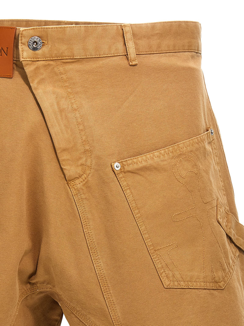 J.W. Anderson twisted Workwear Bermuda Shorts - Men