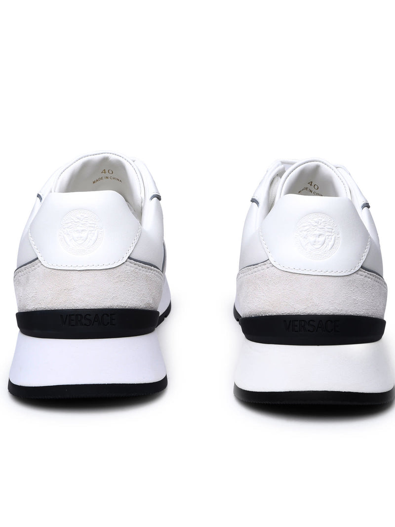 Versace White Leather Sneakers - Men