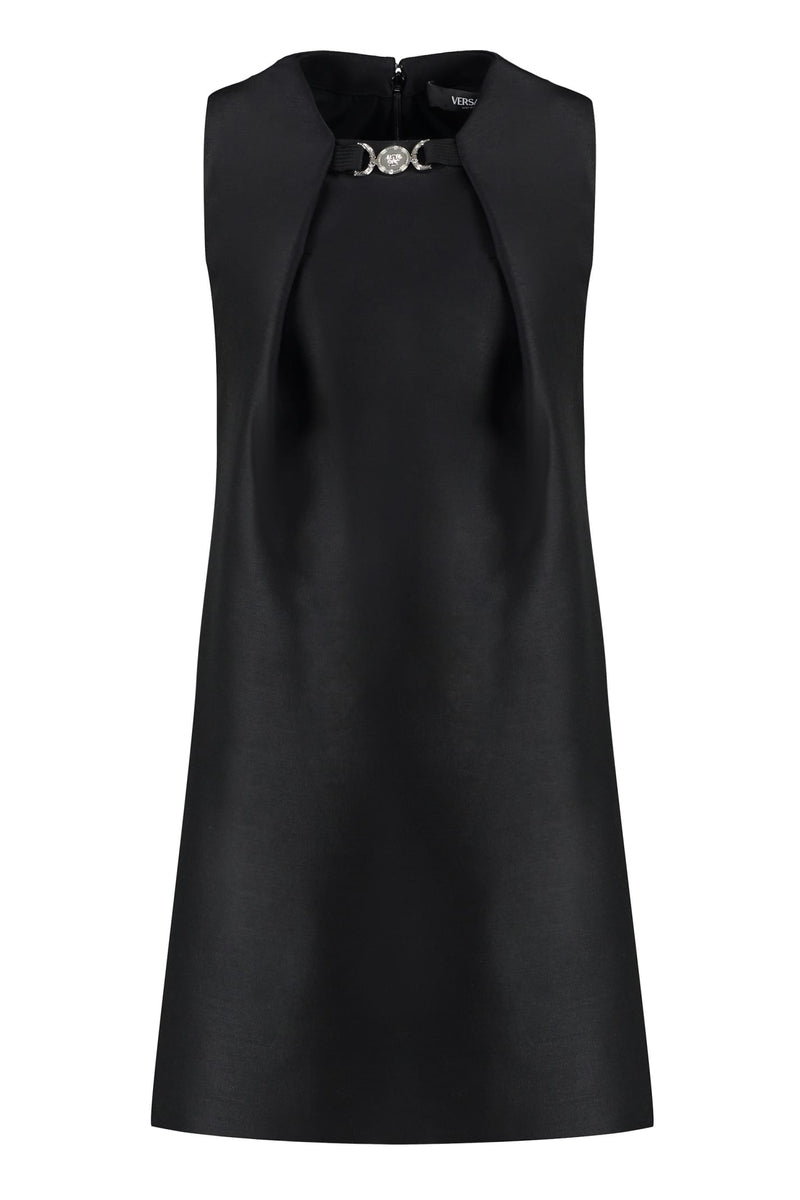 Versace Wool And Silk Mini Dress - Women