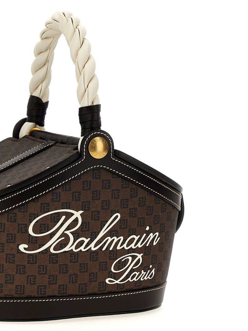 Balmain Monogram Bucket Handbag - Women