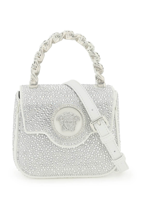 Versace La Medusa Handbag With Crystals - Women