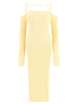 Jacquemus La Robe Sierra Long Sleeve Lingerie Dress - Women