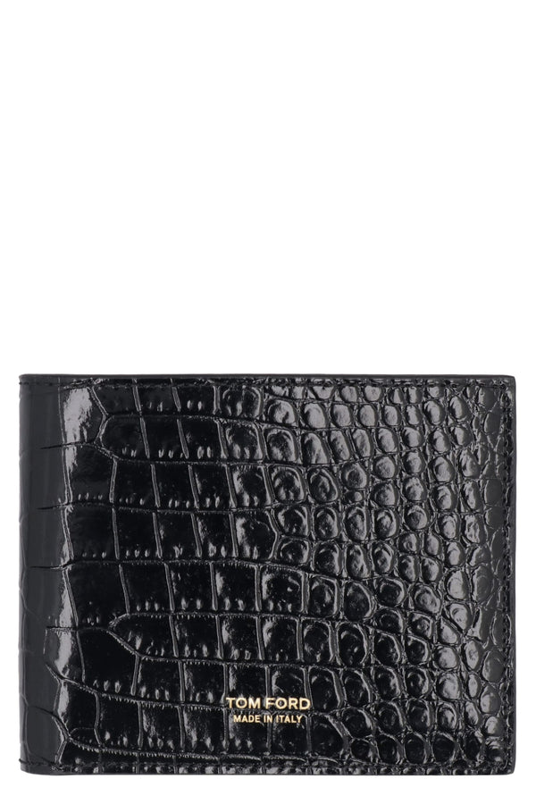 Tom Ford Croco-print Leather Wallet - Men