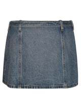 Miu Miu Belted Denim Skirt - Women - Piano Luigi