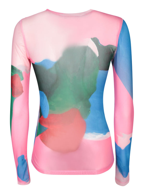 J.W. Anderson Mesh Multicolor Top - Women