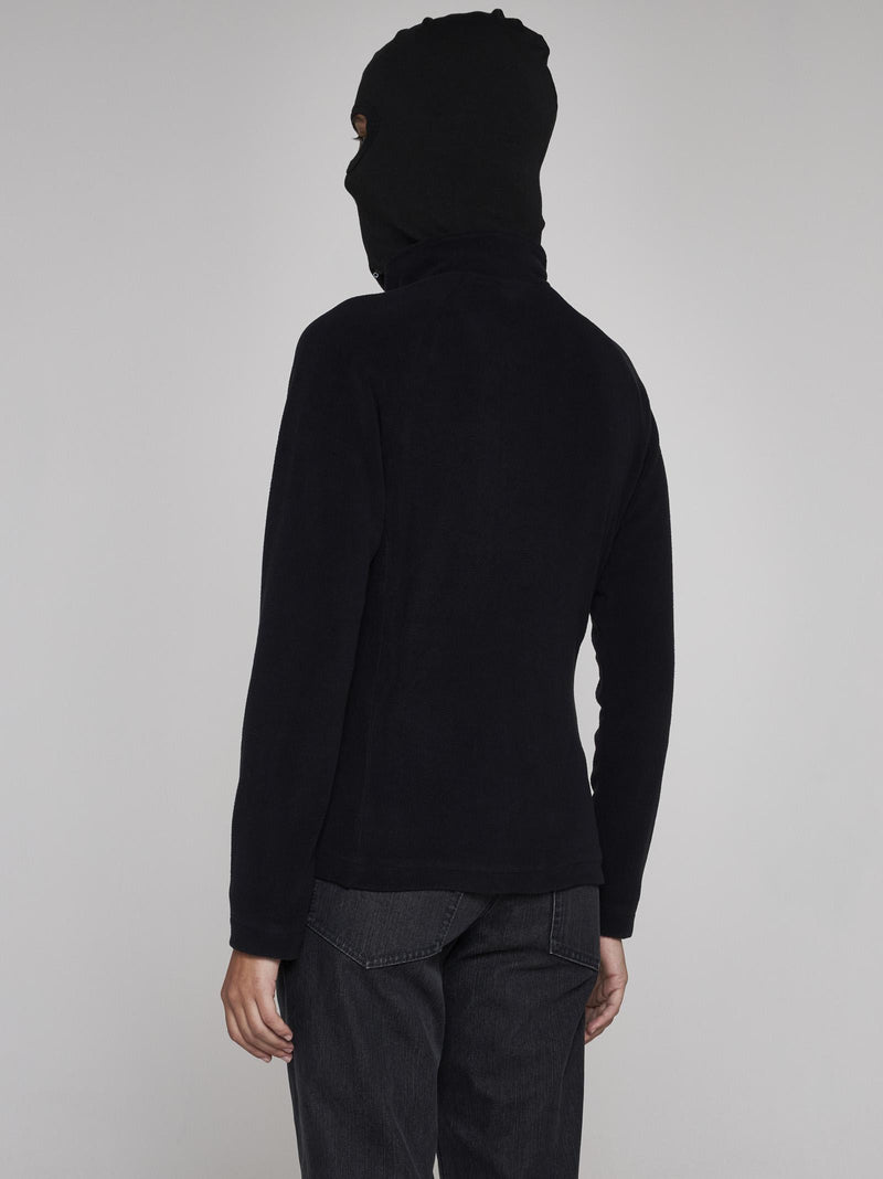 Balenciaga Polar Fleece Zip-up Track Jacket - Women