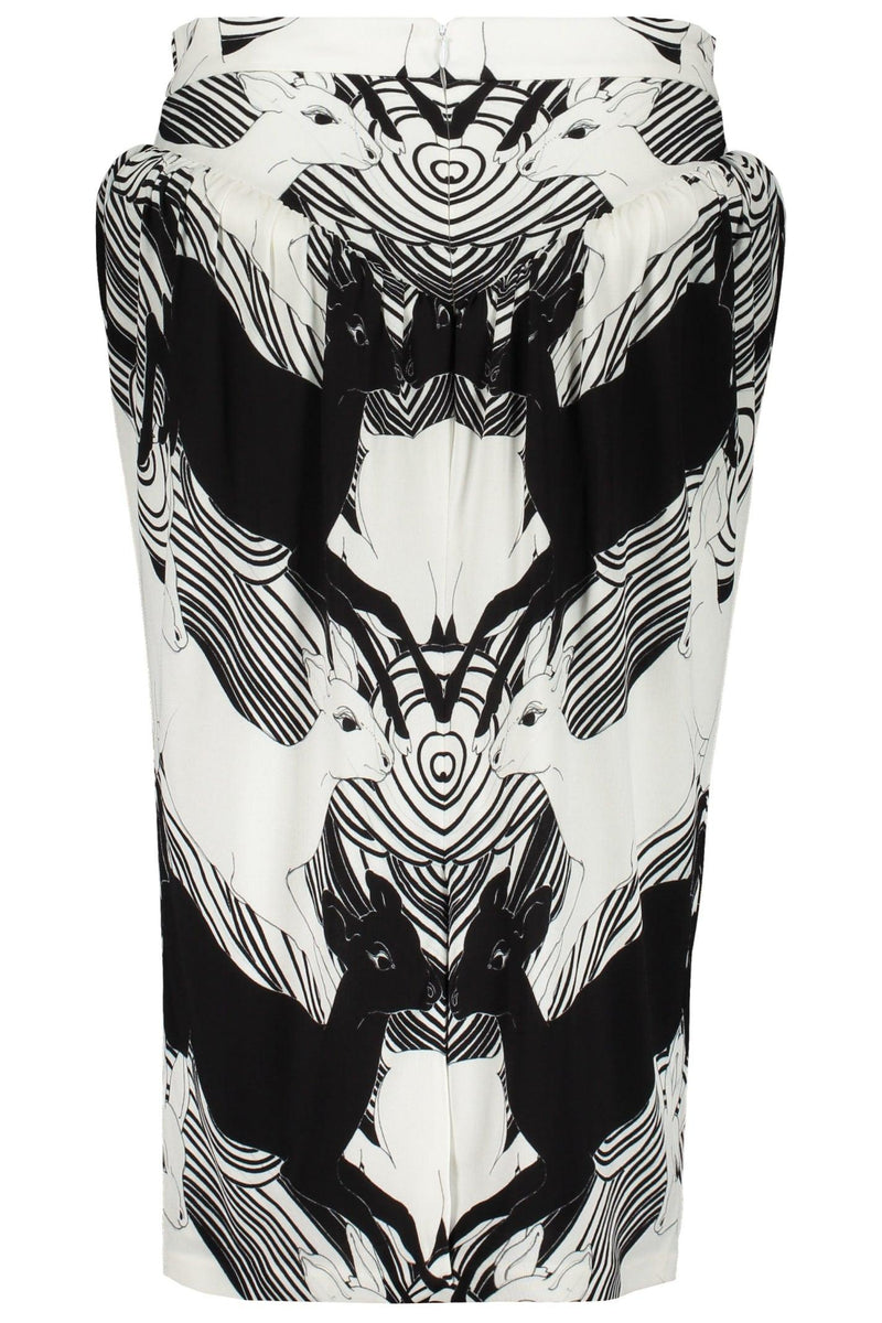 Burberry Printed Midi Skirt - Women - Piano Luigi