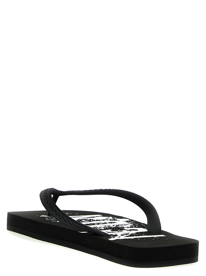 Dsquared2 Logo Thong Sandals - Men