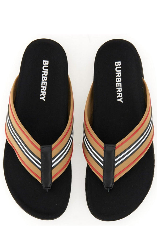 Burberry Slip-on Thong Sandals - Men