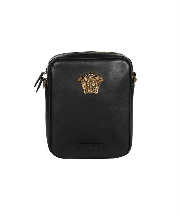 Versace Leather Messenger Bag - Men - Piano Luigi