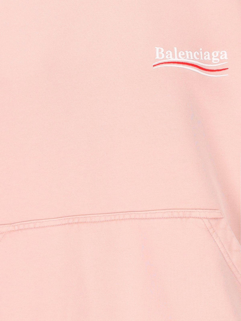 Balenciaga Logo Embroidered Hoodie - Women