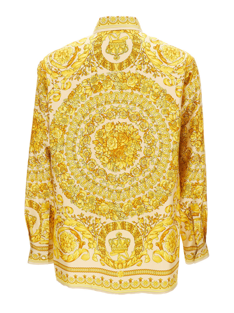 Versace Silk Barocco Champagne Print Ml - Men