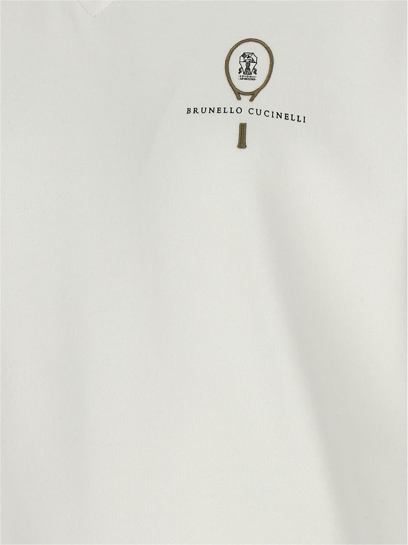 Brunello Cucinelli Logo Embroidery Sweatshirt - Women