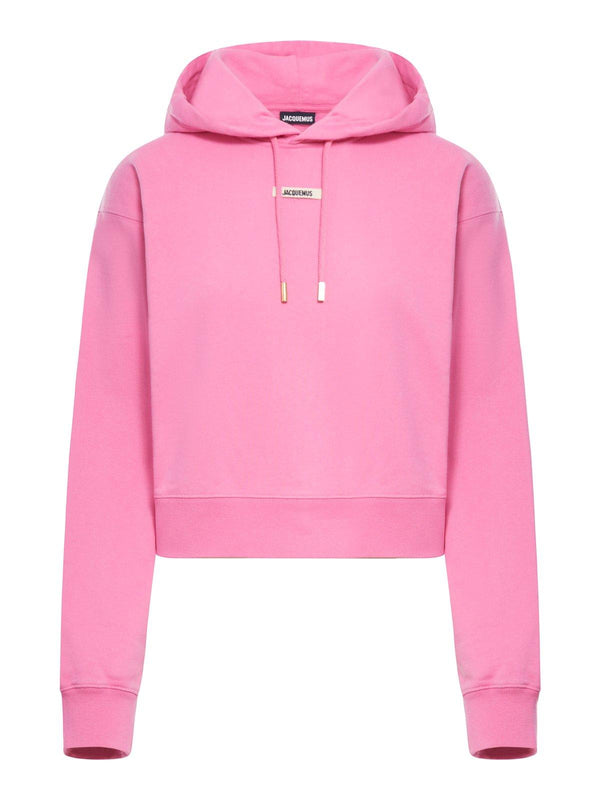 Jacquemus Logo Patch Drawstring Hoodie - Women