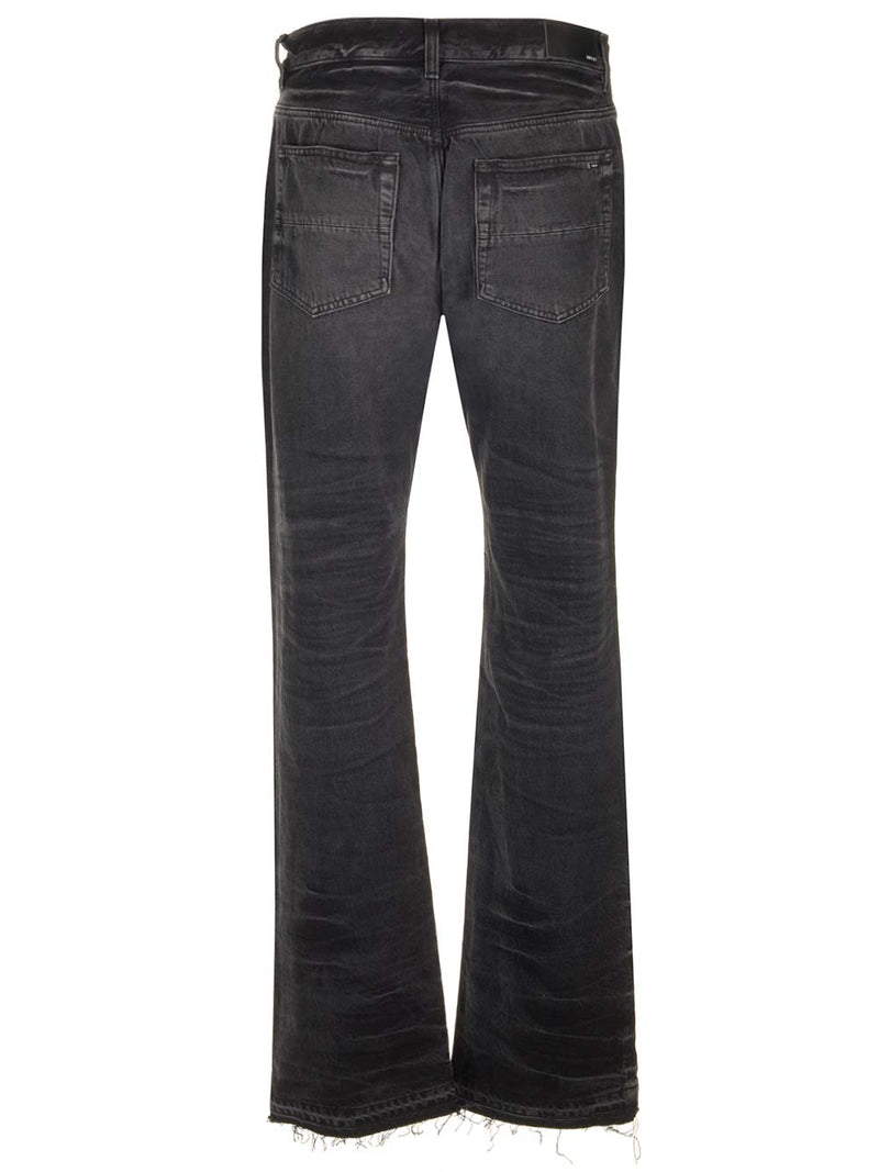 AMIRI Straight Jeans With Fringed Hem - Men