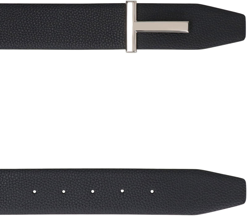 Tom Ford Grainy Leather Belt - Men - Piano Luigi