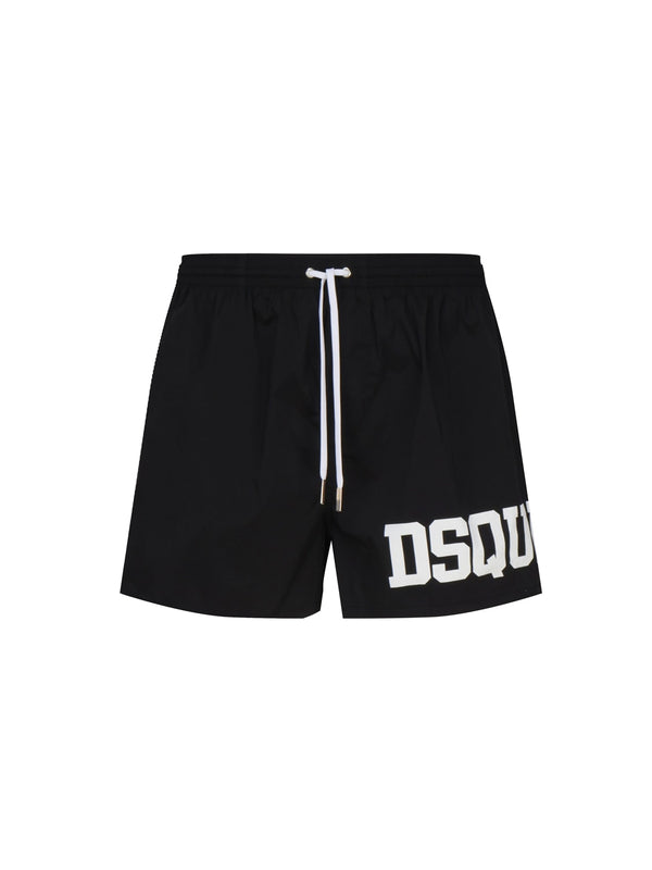 Dsquared2 Logo Swimsuit In Contrasting Color - Men