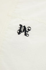 Palm Angels Logo Embroidered Hooded Jacket - Men - Piano Luigi