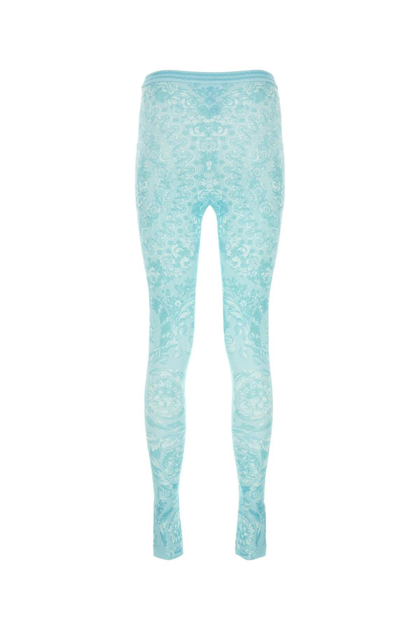 Versace Printed Stretch Nylon Leggings - Women