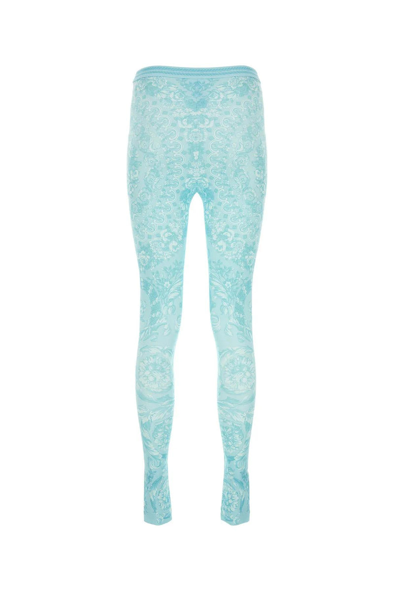 Versace Printed Stretch Nylon Leggings - Women