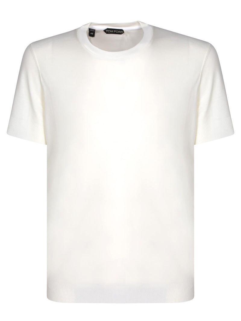 Tom Ford Ribber White T-shirt - Men - Piano Luigi