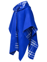 Burberry Blue Cashmere Cape - Women