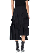 Comme des Garçons Hole Pleated Midi Skirt - Women