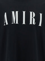 AMIRI Black T-shirt With Contrasting Logo Print In Cotton Man - Men