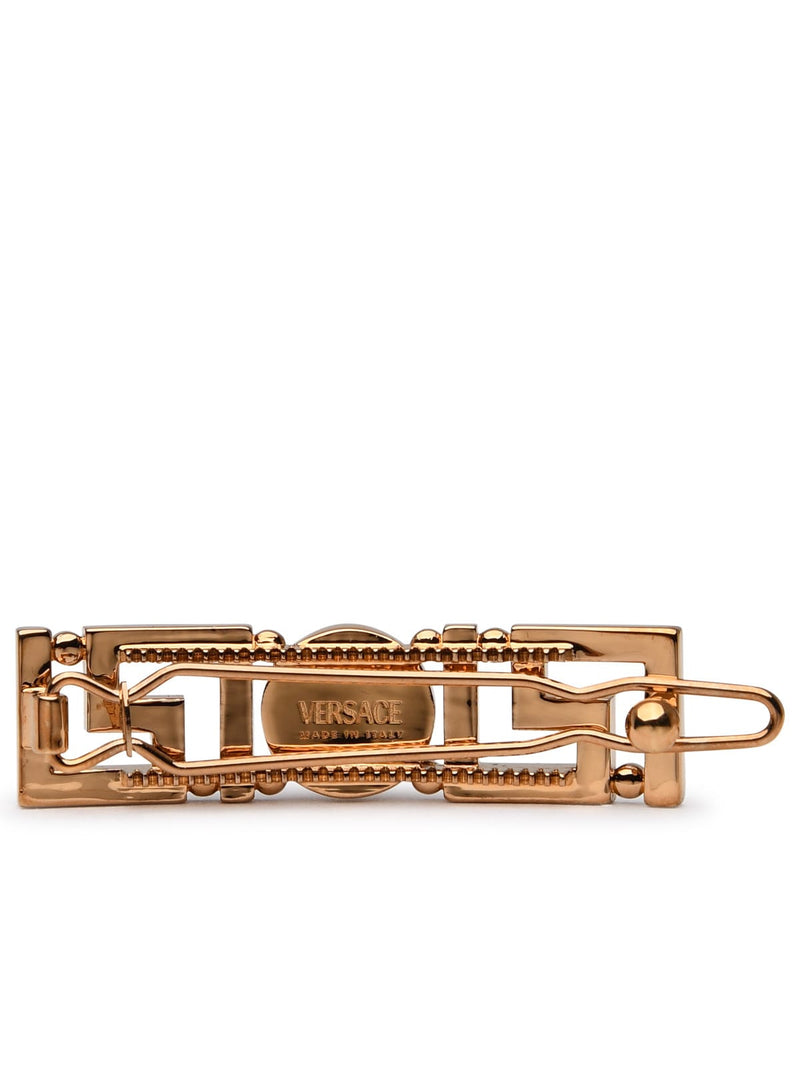 Versace Gold Brass Hair Clip - Women