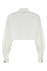 Prada Button-up Cropped Shirt - Women