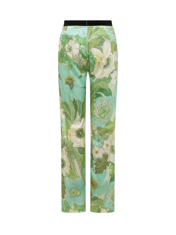 Tom Ford Pants With Floral Decoration - Women