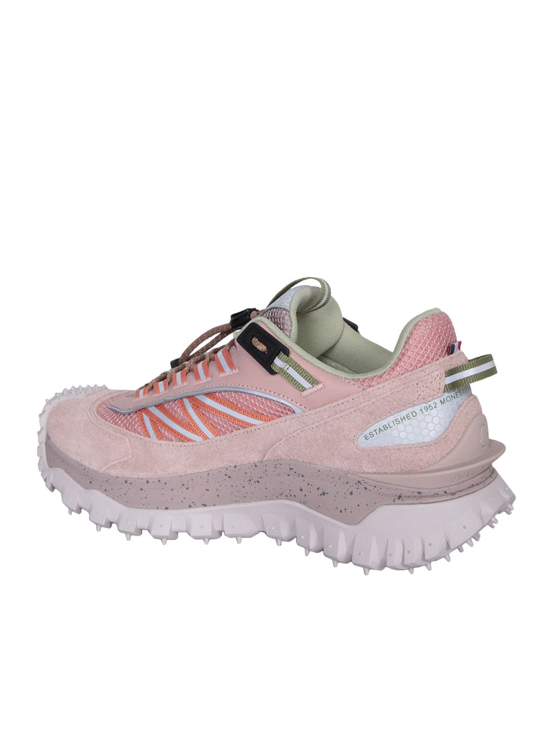 Moncler Runner Trailgrip Pink Sneakers - Women