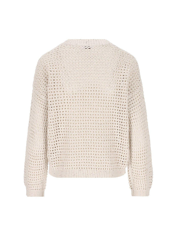 Brunello Cucinelli V-neck Knitted Jumper - Women