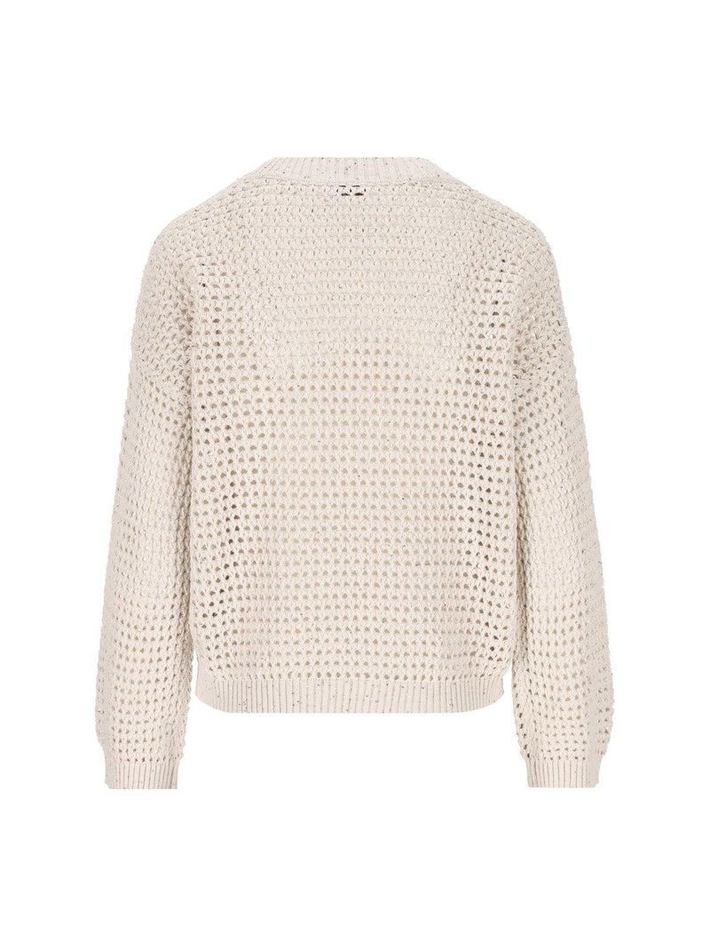 Brunello Cucinelli V-neck Knitted Jumper - Women