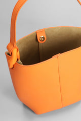 J.W. Anderson Corner Hand Bag In Orange Leather - Women