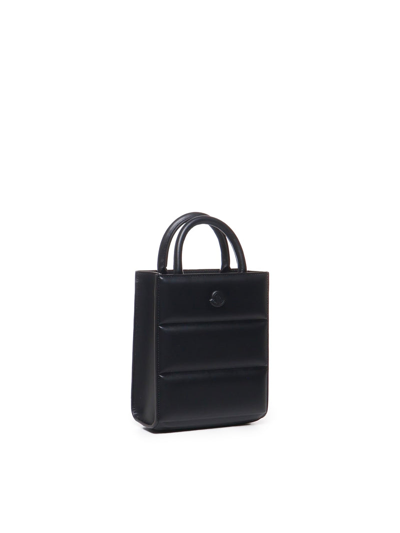 Moncler Leather Doudoune Mini Tote Bag - Women