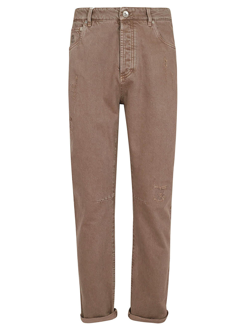 Brunello Cucinelli Dyed Denim Pants - Men - Piano Luigi