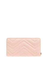 Gucci Gg Marmont Quilted Zip-around Wallet - Women