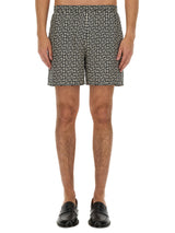 Balmain Monogram Bermuda Shorts - Men