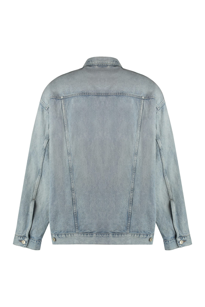 Balenciaga Size Sticker Denim Jacket - Men