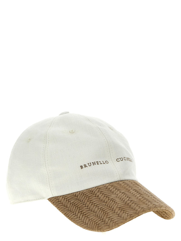 Brunello Cucinelli Logo Embroidery Cap - Men