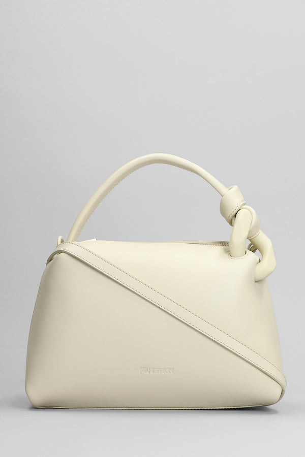 J.W. Anderson Corner Hand Bag In Beige Leather - Women