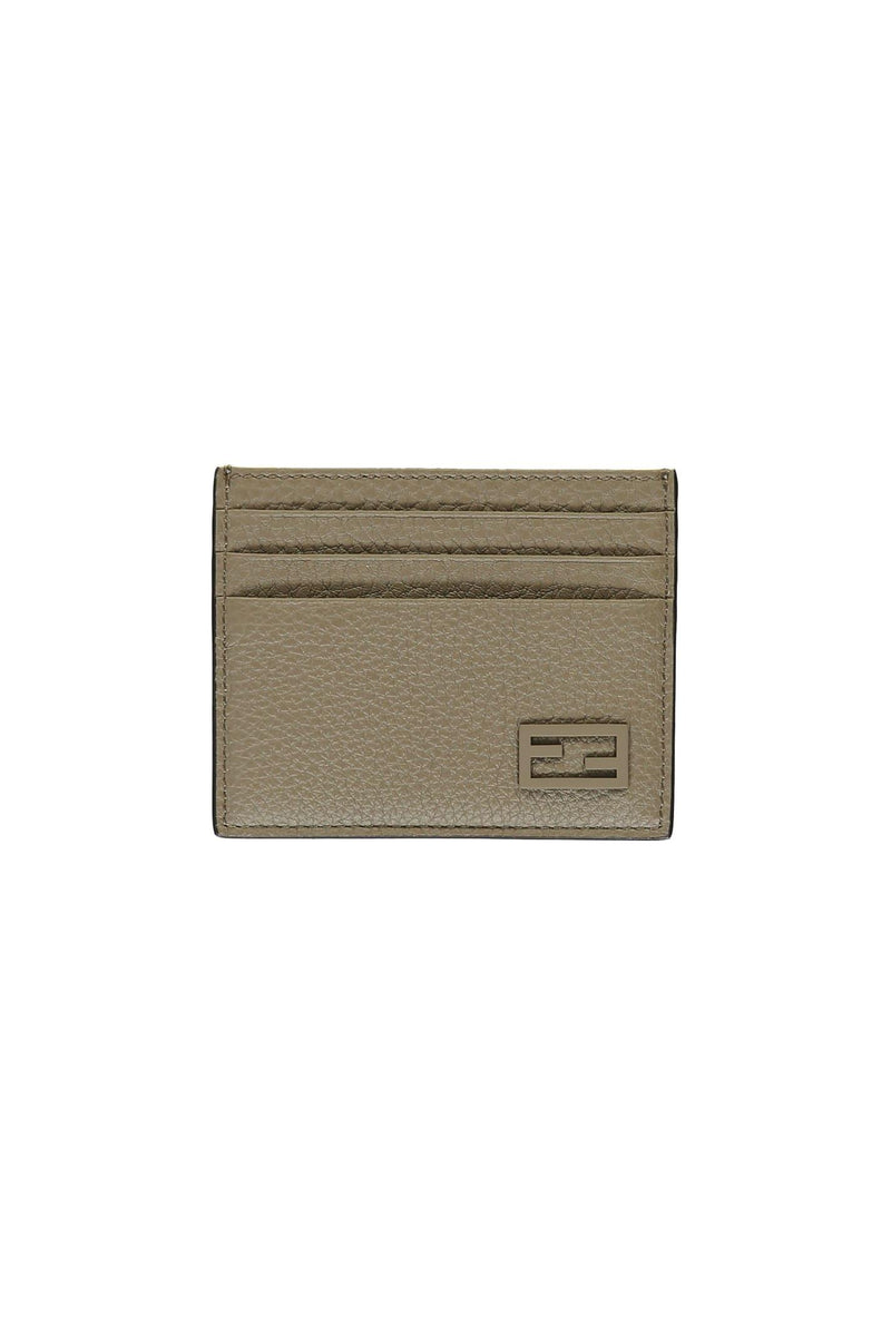 Fendi Leather Card Holder - Men - Piano Luigi