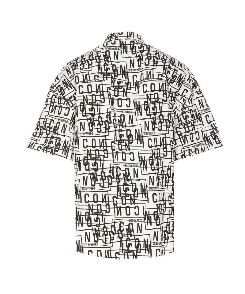 Dsquared2 Icon Logo Print Shirt - Men - Piano Luigi